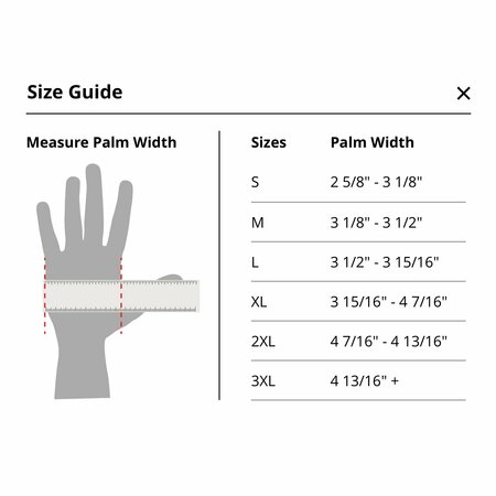 212 Performance Multipurpose Seamless Foam Nitrile Palm Work Gloves in Gray, Large SFN-06-010